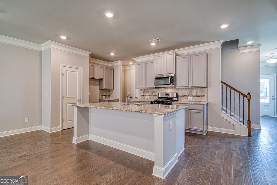 Furnished interior view inside a new home in The Towns at Auburn Station West, Auburn (Image 3). Furnished interior view inside a new home in The Towns at Auburn Station West, Auburn (Image 3).