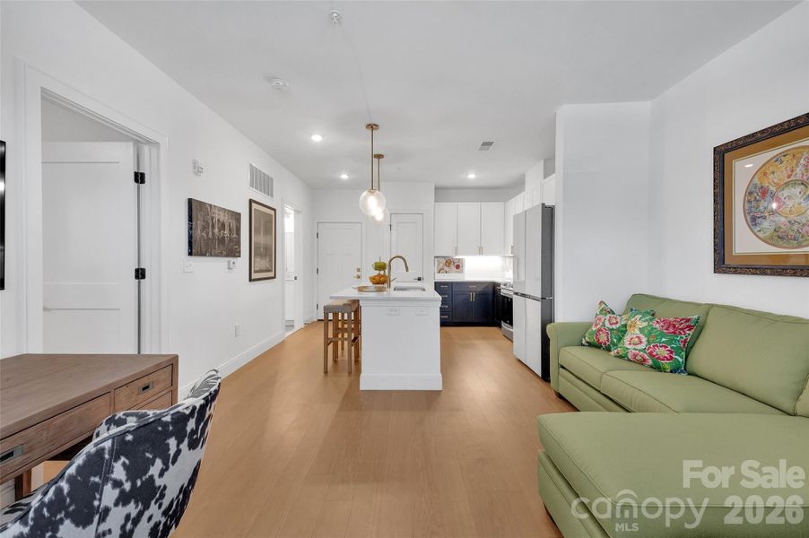 Furnished interior view inside a new home in , Charlotte (Image 10).