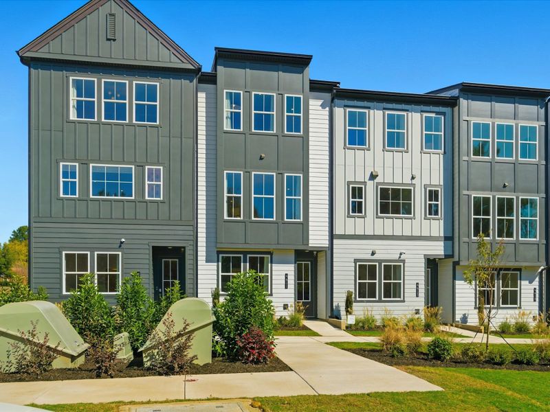 Representative exterior photo of a completed home built from the Dahlia by Tri Pointe Homes in Bellflower, Charlotte, NC (Image 28).