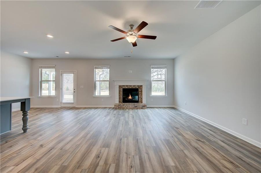 Spacious, unfurnished interior of a new home in Cambria at Traditions, Hampton (Image 26).