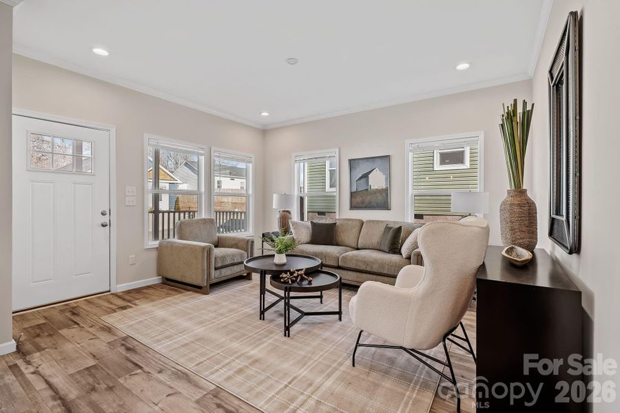 Furnished interior view inside a new home in , Asheville (Image 5).