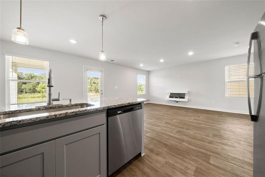 Furnished interior view inside a new home in Crossvine Village, LaGrange (Image 12). Furnished interior view inside a new home in Crossvine Village, LaGrange (Image 12).