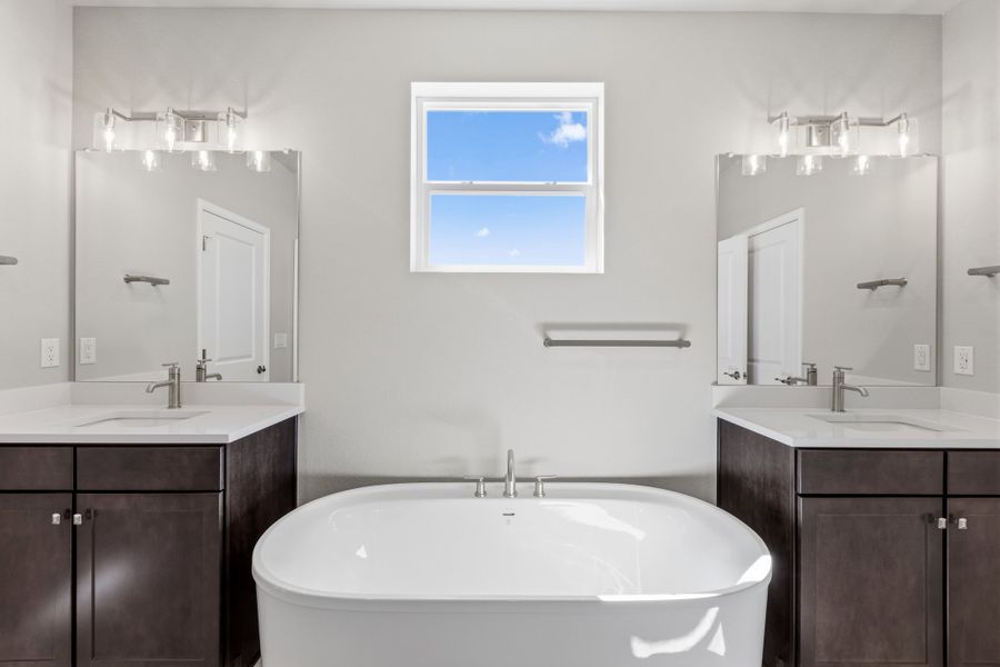 Furnished interior view inside a new home in The Estates Collection at Murphy Creek, Aurora (Image 9).