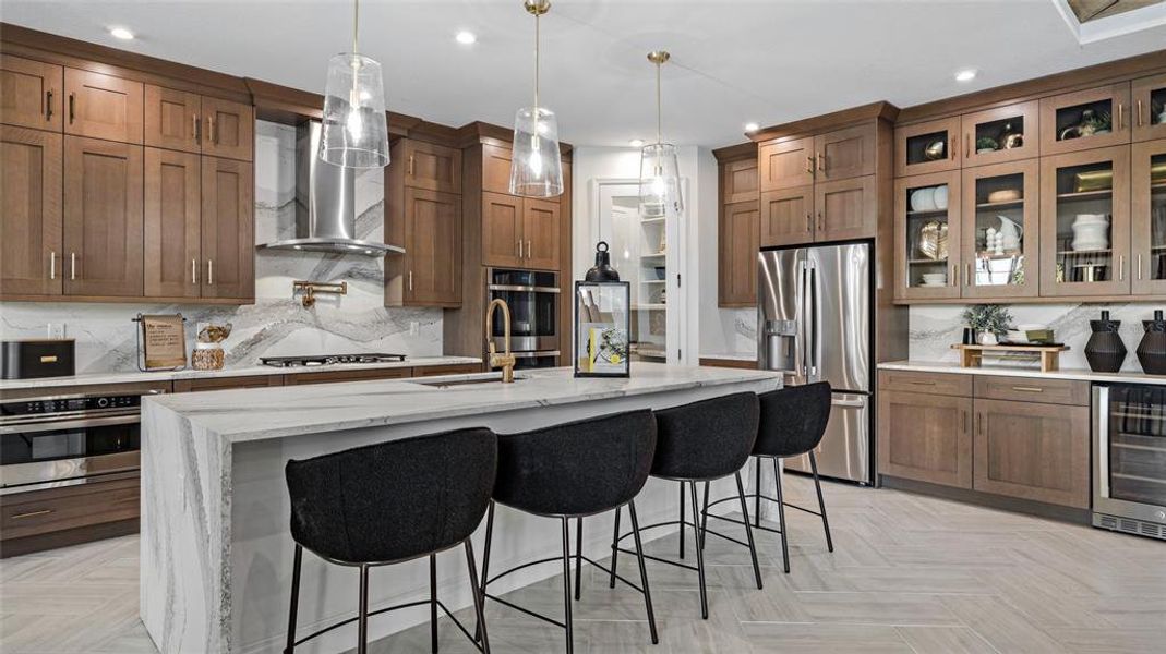 Furnished interior view inside a new home in Cresswind at Lake Harris, Tavares (Image 3).