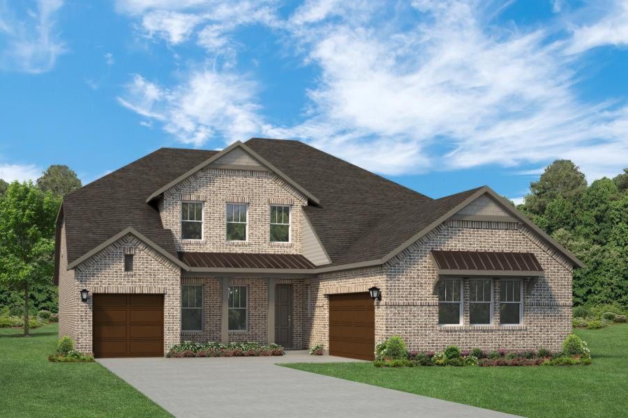 Representative exterior photo of a completed home built from the Louis - 70 ft Home Site by Rockwell Homes in Nelson Lake Estates, Rockwall, TX (Image 30). Representative exterior photo of a completed home built from the Louis - 70 ft Home Site by Rockwell Homes in Nelson Lake Estates, Rockwall, TX (Image 30).