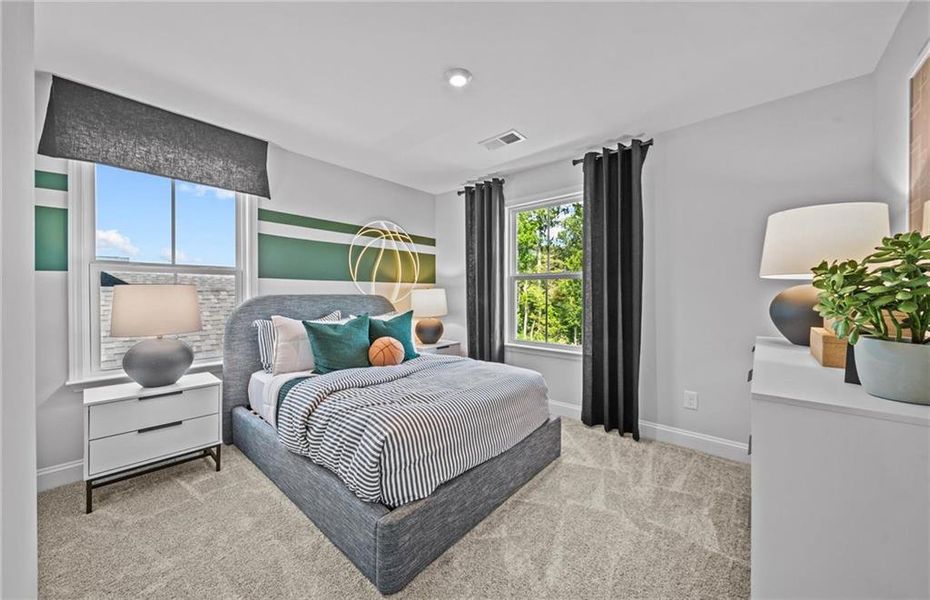 Furnished interior view inside a new home in Linden Grove, Powder Springs (Image 7).