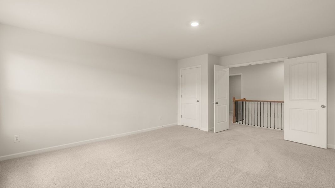 Representative unfurnished interior of a home built from the Lynnbrook by D.R. Horton in Hamptons at Riverwood East, Dallas (Image 25).