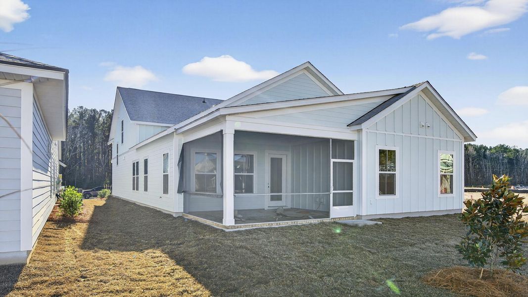 Exterior details and patio area of a home in , Summerville (Image 3). Exterior details and patio area of a home in , Summerville (Image 3).