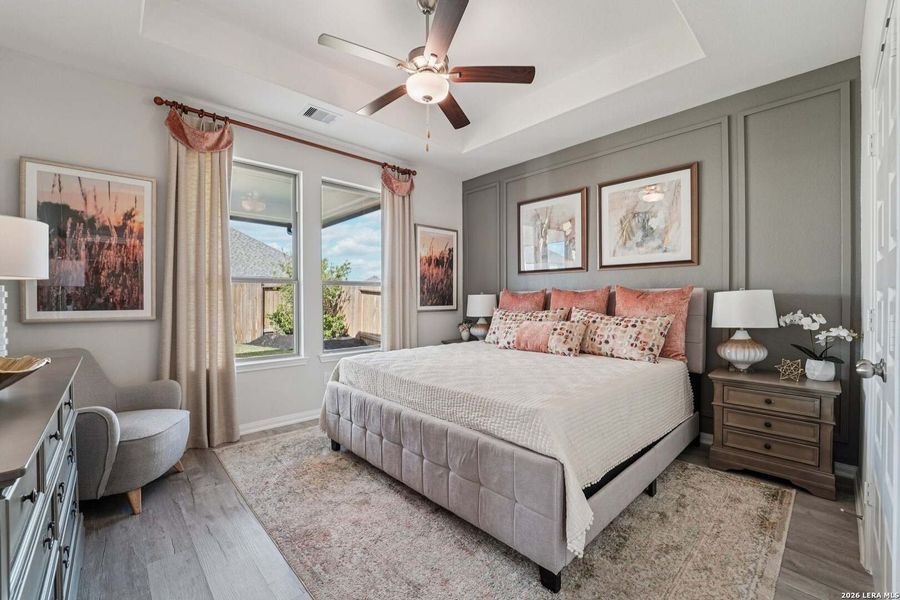 Furnished interior view inside a new home in Timber Creek, San Antonio (Image 7).