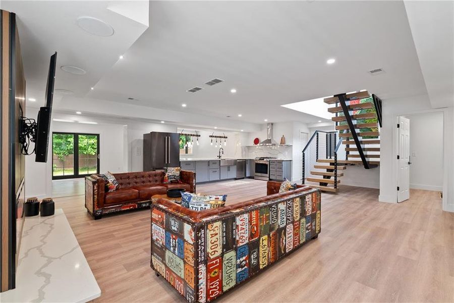 Furnished interior view inside a new home in , Atlanta (Image 8).
