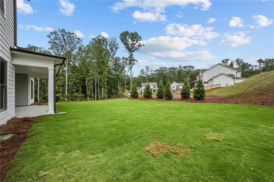 Exterior details and patio area of a home in Ellis, Marietta (Image 22).