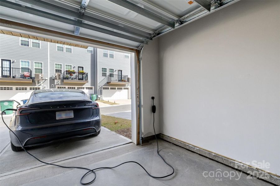 Electric car garage upgrade outlet/ station