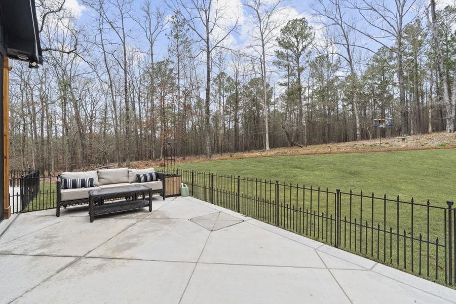 Exterior details and patio area of a home in , Buckhead (Image 23).