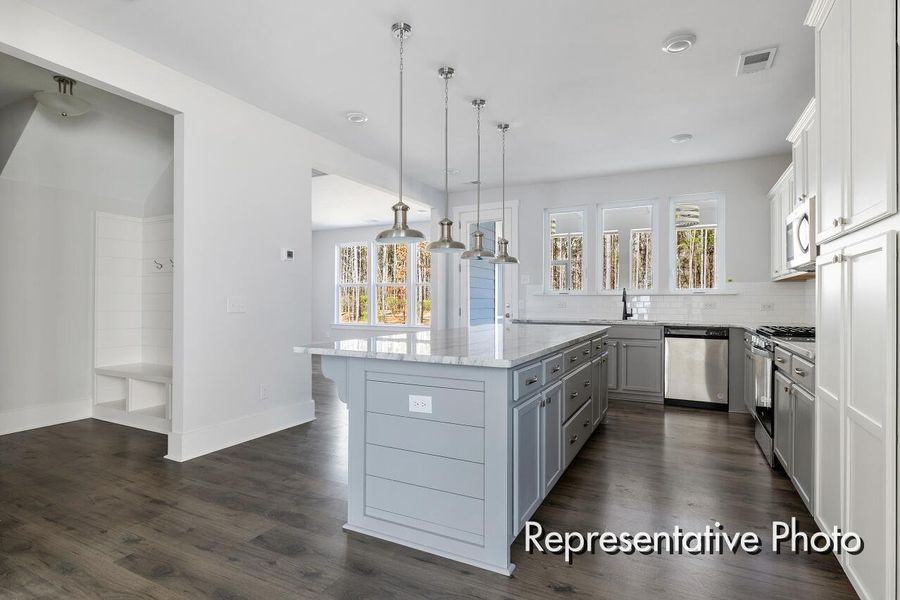 Furnished interior view inside a new home in , Ravenel (Image 4).