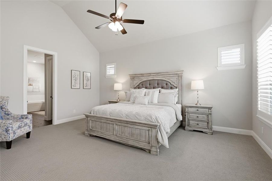 Furnished interior view inside a new home in Pecan Square – Classics, Northlake (Image 15).