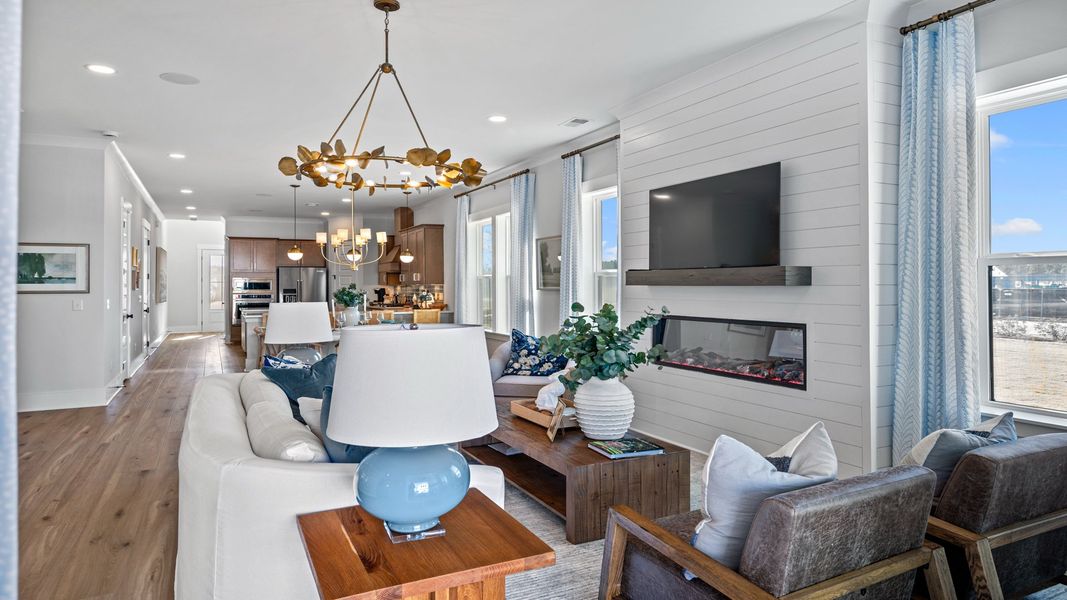 Furnished interior view inside a new home in Midtown at Nexton, Summerville (Image 10). Furnished interior view inside a new home in Midtown at Nexton, Summerville (Image 10).