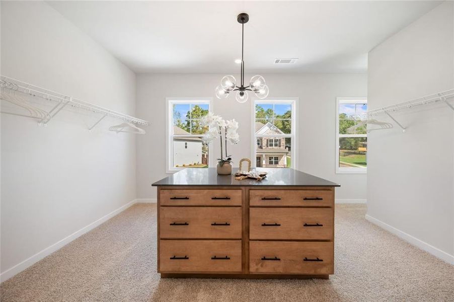 Furnished interior view inside a new home in Ponderosa Farms Manor, Gainesville (Image 17).