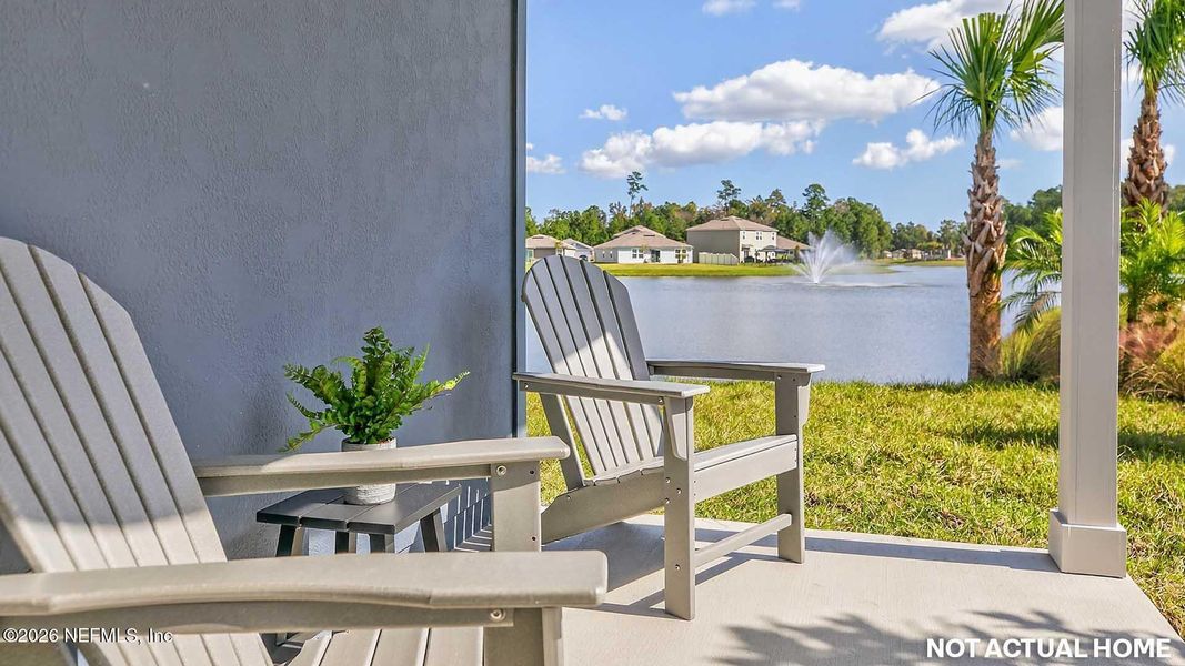 Exterior details and patio area of a home in Rookery, Green Cove Springs (Image 3). Exterior details and patio area of a home in Rookery, Green Cove Springs (Image 3).