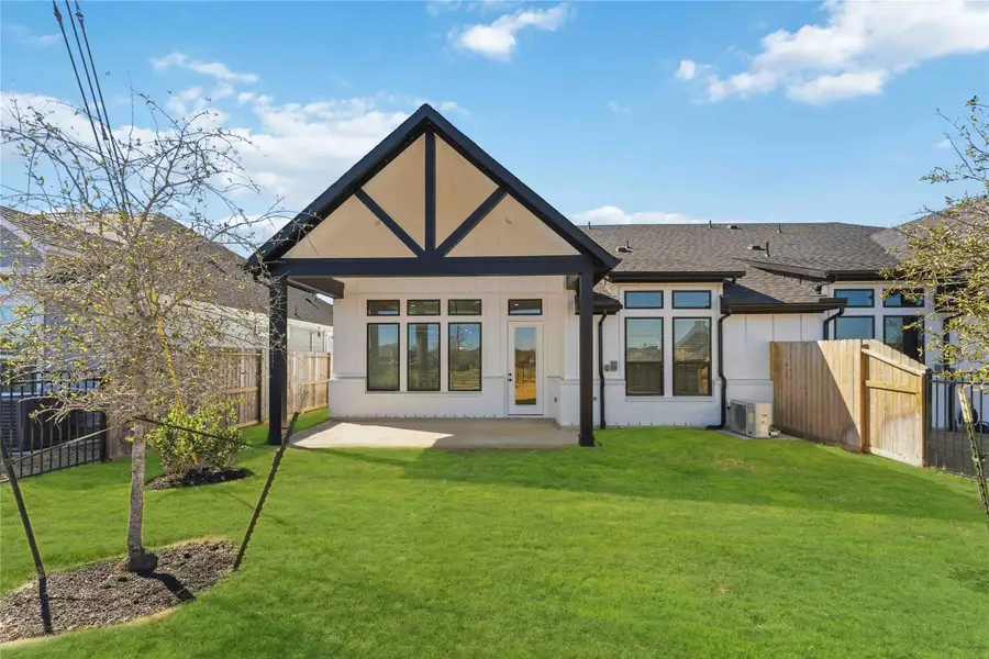 Exterior details and patio area of a home in Jordan Ranch, Katy (Image 3). Exterior details and patio area of a home in Jordan Ranch, Katy (Image 3).