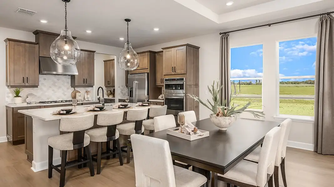 Representative furnished interior of a home built from the Longboat by Taylor Morrison in Timber Ridge, Plant City (Image 4).
