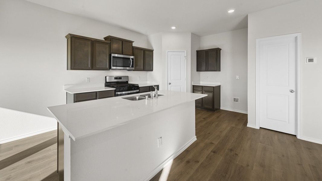 Furnished interior view inside a new home in Wildcat Ranch, Crandall (Image 15).
