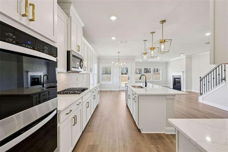 Furnished interior view inside a new home in River Pointe, Monroe (Image 19).