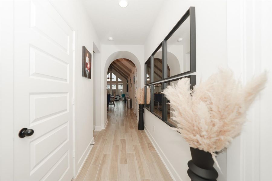 Furnished interior view inside a new home in Elyson, Katy (Image 5).