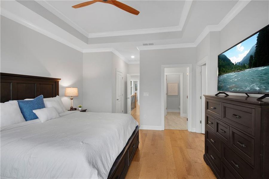 Furnished interior view inside a new home in , Peachtree Corners (Image 42).