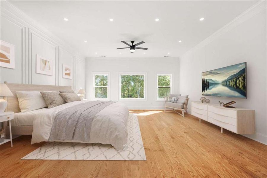 Furnished interior view inside a new home in , Lawrenceville (Image 15).