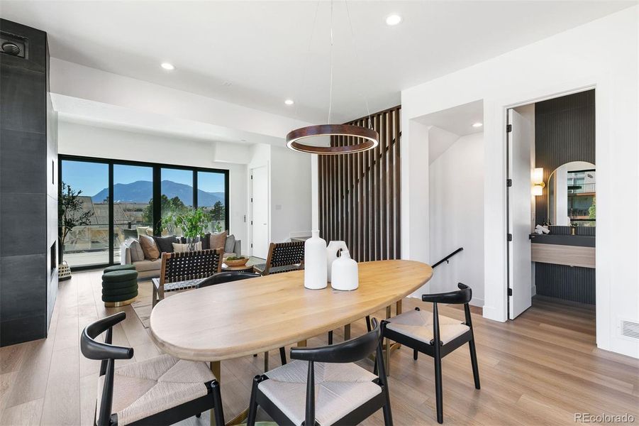 Furnished interior view inside a new home in , Colorado Springs (Image 8).