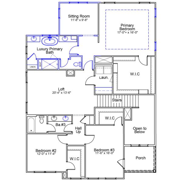 2D floor plan layout of this home in Cottages at Lake Emory, Inman, SC (Image 3). 2D floor plan layout of this home in Cottages at Lake Emory, Inman, SC (Image 3).
