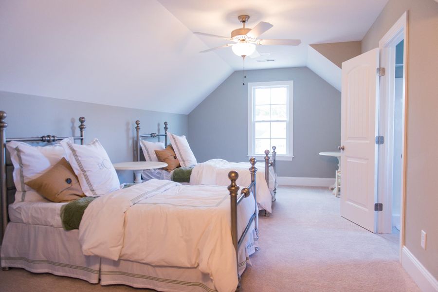 Representative furnished interior of a home built from the Ansley by Bill Clark Homes in Sidbury Landing, Wilmington (Image 37).