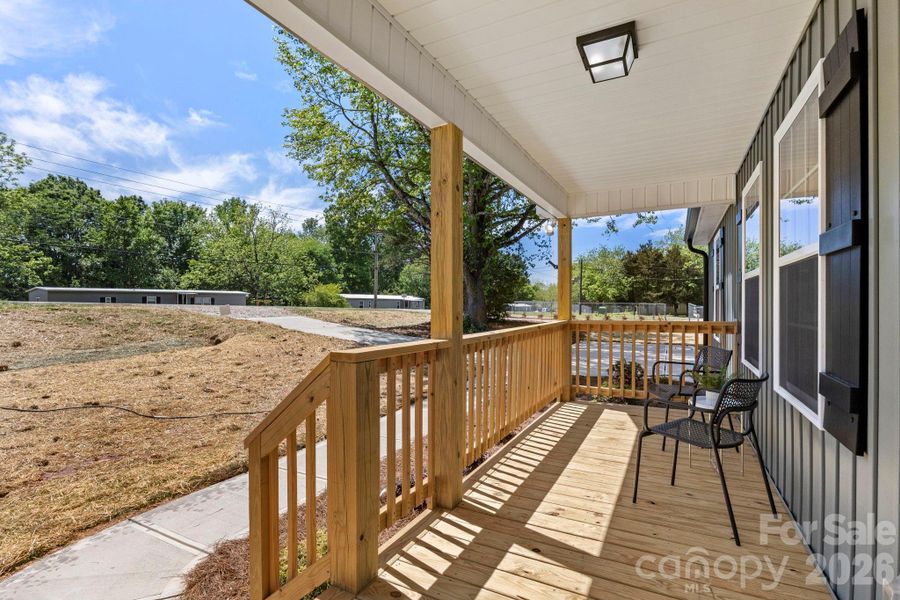 Exterior details and patio area of a home in , York (Image 28).