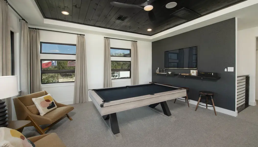 Representative furnished interior of a home built from the 2458E by Perry Homes in Veramendi, New Braunfels (Image 7).