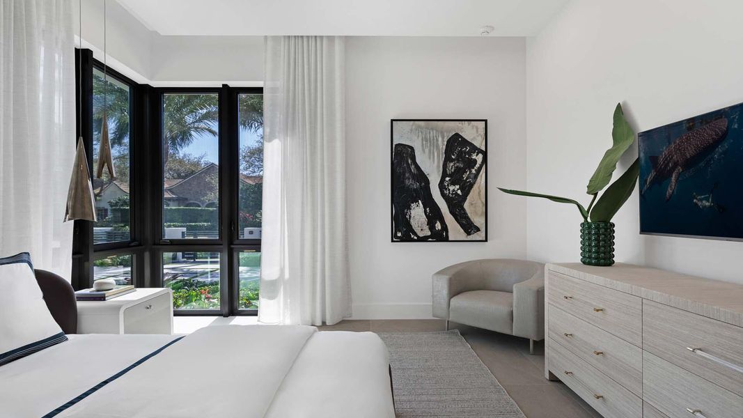 Furnished interior view inside a new home in , Boca Raton (Image 9).