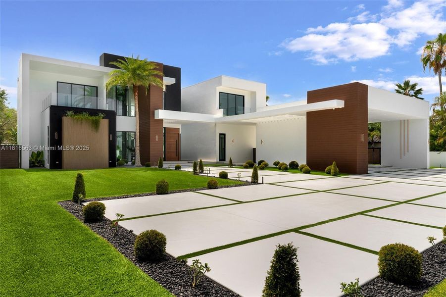 Front exterior of a new home in , Miami, FL, highlighting curb appeal (Image 25).