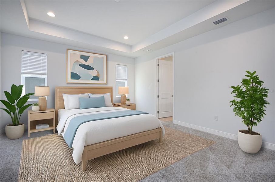 Furnished interior view inside a new home in , Palmetto (Image 11).