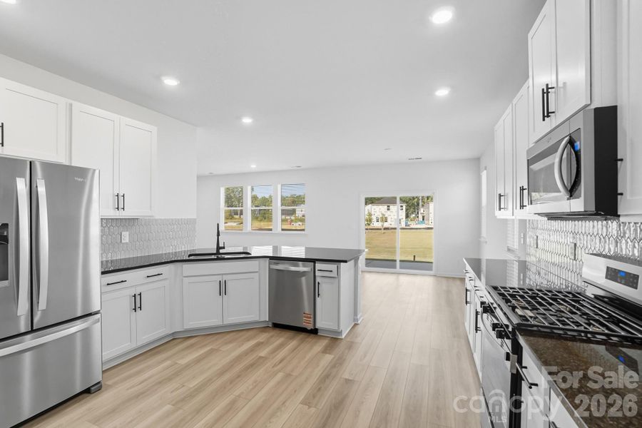 Furnished interior view inside a new home in Bellina, York (Image 8).