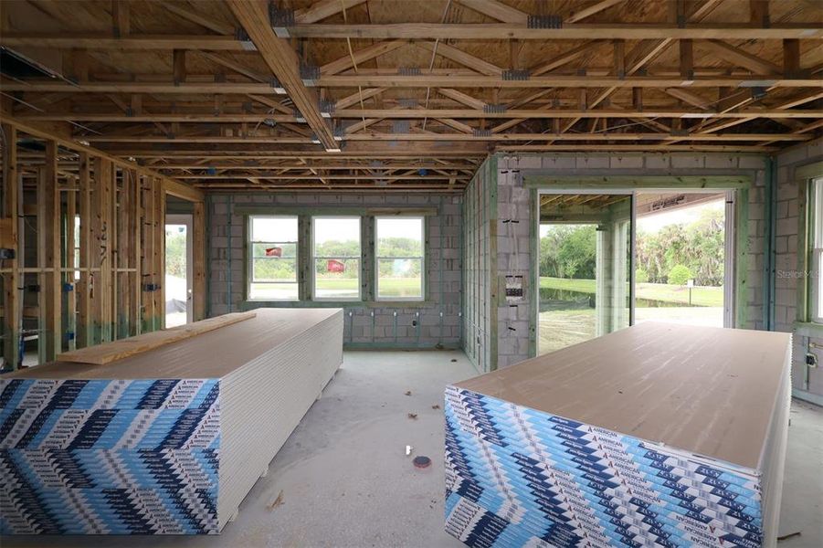 In-progress construction of a new home in Estates at Rivercrest, Sanford, FL (Image 5).