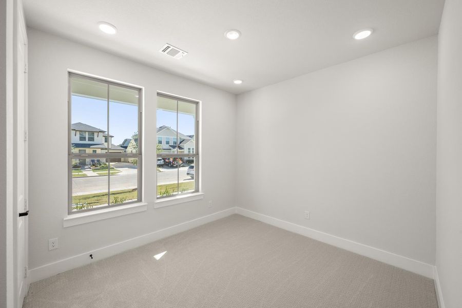 Spacious, unfurnished interior of a new home in Terrace Collection at Harvest, Argyle (Image 21).