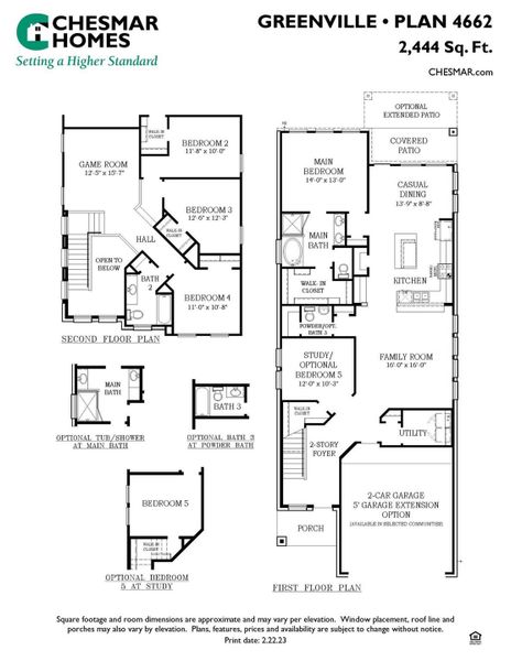 2D floor plan layout of this home in Wood Leaf Reserve, Tomball, TX (Image 4). 2D floor plan layout of this home in Wood Leaf Reserve, Tomball, TX (Image 4).
