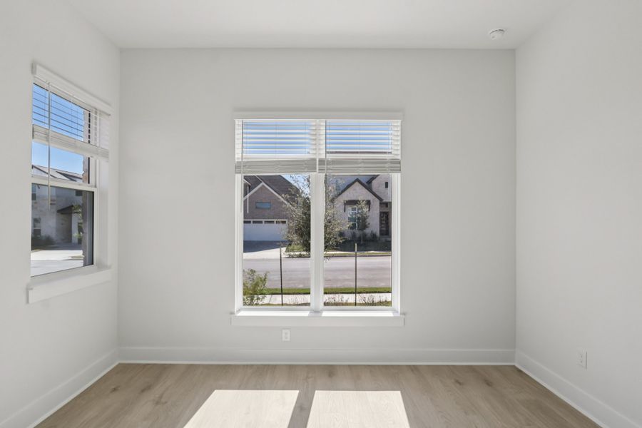 Spacious, unfurnished interior of a new home in Sauls Ranch, Round Rock (Image 25). Spacious, unfurnished interior of a new home in Sauls Ranch, Round Rock (Image 25).