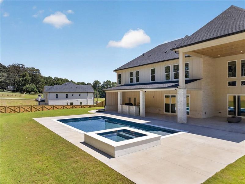 Exterior details and patio area of a home in , Dacula (Image 3).
