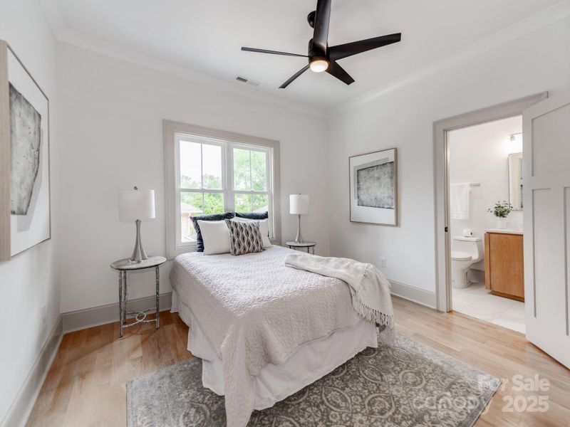Furnished interior view inside a new home in , Charlotte (Image 39).
