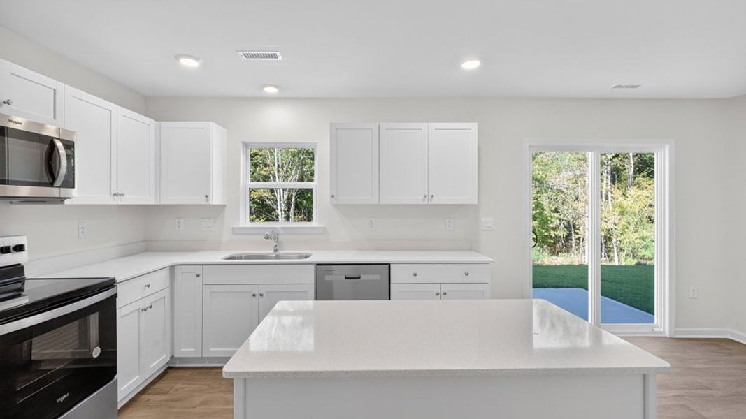 Furnished interior view inside a new home in Olive Branch, Clayton (Image 3). Furnished interior view inside a new home in Olive Branch, Clayton (Image 3).