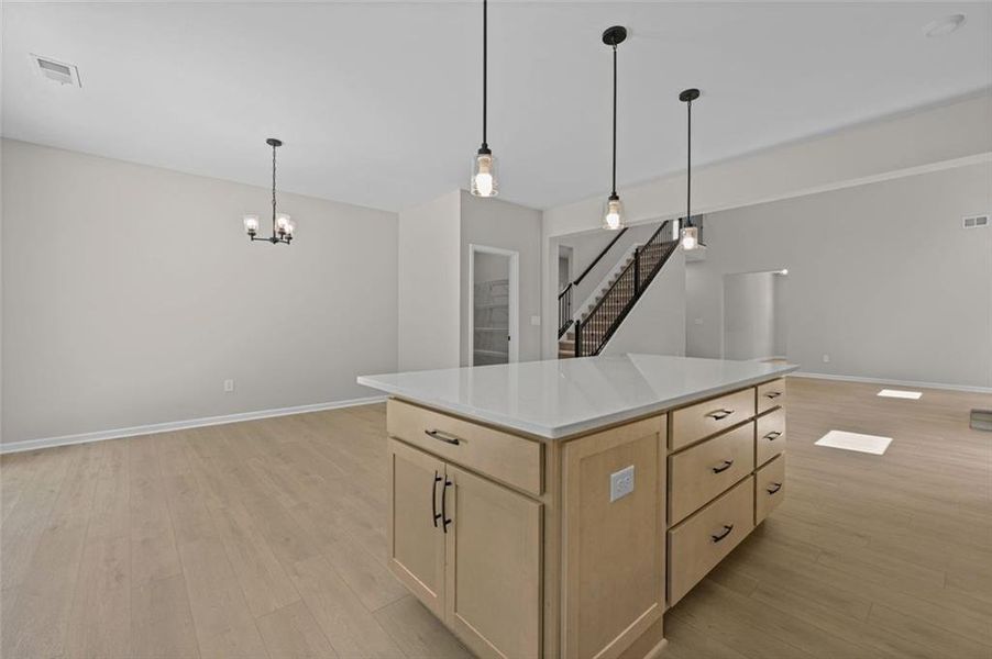 Furnished interior view inside a new home in Easton Park, Dallas (Image 7).