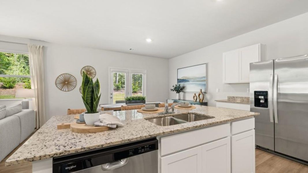Furnished interior view inside a new home in Pointe Park, Union City (Image 17).