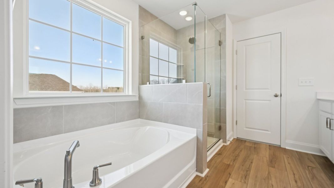 Representative furnished interior of a home built from the Norris by DRB Homes in Blake Pond, Lillington (Image 46).