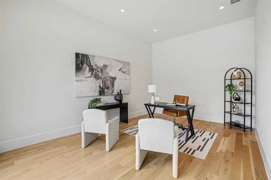 Flex room off game room - perfect for an exercise room or second study Flex room off game room - perfect for an exercise room or second study