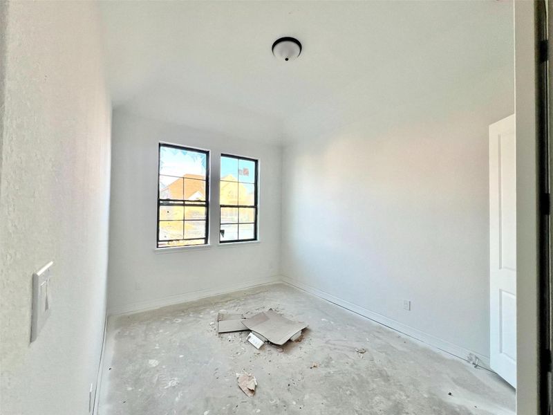 Actual progress of your home.